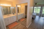 Primary bathroom area.